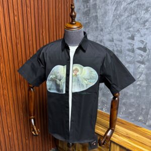 Short Sleeve Black Authentic Shirt